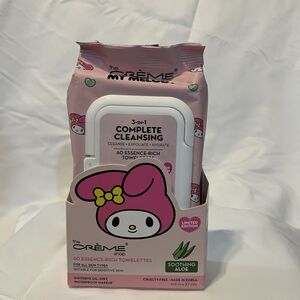 Crème X My Melody Complete Cleansing Towelettes Aloe Limited Edition